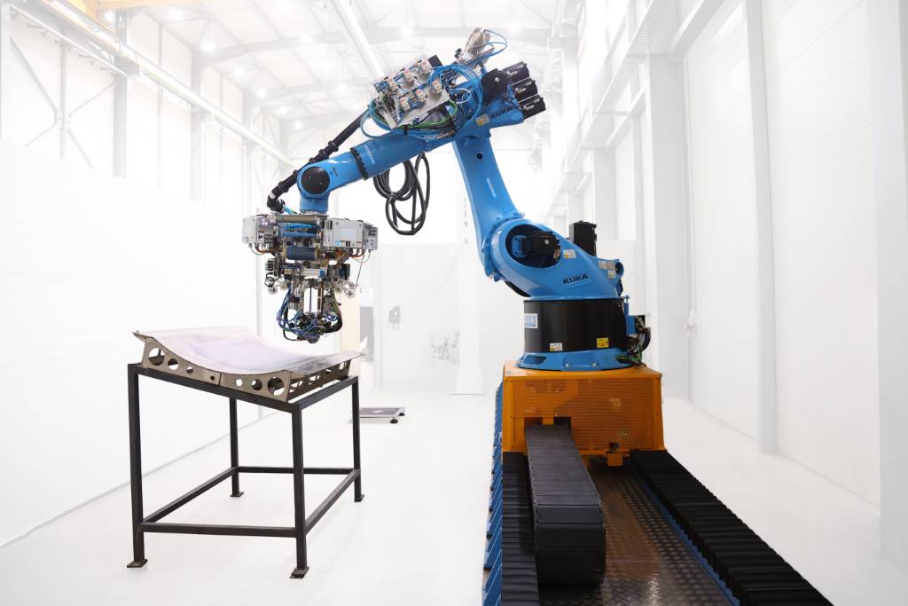 Industrial automated fiber placement system example